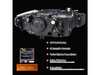 Spec-D Tuning Spec-D Full LED Projector Headlights W/ Switchback Sequential Turn Signal (Black Housing/Smoked Lens) - F30 LHE-F3012SM-B-SQ View 8