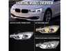 Spec-D Tuning 2012-2015 BMW F30 3 Series Sedan Projector Headlights W/ Switchback Sequential LED Turn Signal (Chrome Housing / Clear Lens) LHP-F3012-S-SQ-R View 6