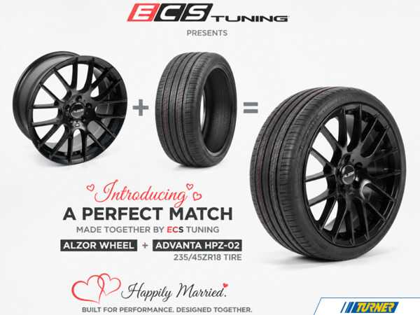 Alzor 18" Alzor Style 030 "Ready-To-Roll" Wheel & Tire Package for VW Alltrack - Advanta (235/45R18) 030-9-23545-ATK