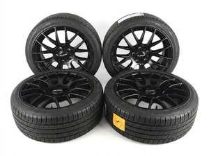 18" Alzor Style 030 "Ready-To-Roll" Square Wheel & Tire Package - w/ Ironman Tires - BMW E9X Non-M