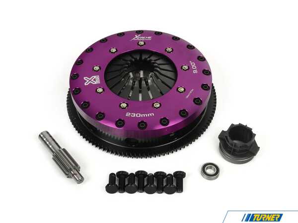 XClutch 9 In. Twin Solid Organic Disc Clutch And Flywheel Kit XKBM23589-2G
