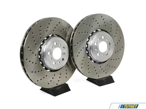 SHW Performance Front Brake Rotors (395x36mm) - F90 M5, F91/92/93 M8 34117991101KT2