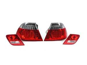 BMW E46 Anzo BMW Taillights - Red/Clear