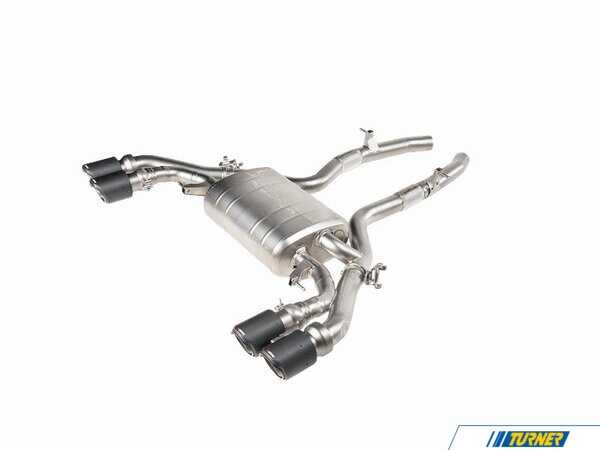 Assembled By ECS Akrapovic Slip-On Titanium Exhaust System - Carbon Fiber Tips - F97/F98 X3M/X4M S-BM/T/10HKT
