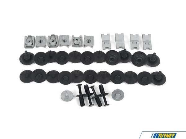 Genuine BMW SET OF MOUNTED PARTS, BUMPER 51112467370