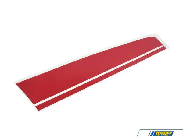 Genuine MINI JCW Chili Red Hood Stripe Decal 51145B4EAB0