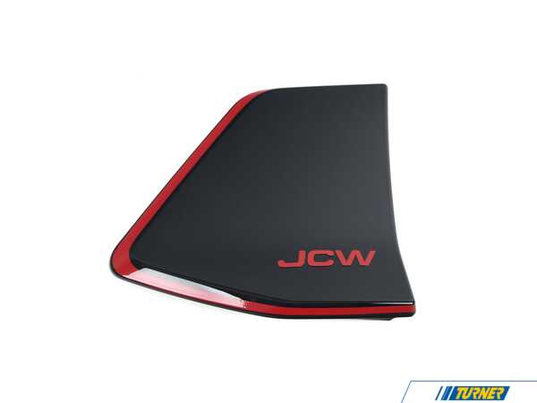 Genuine MINI JCW Front Winglets in Black High-Gloss - Left  51115B3A2C5