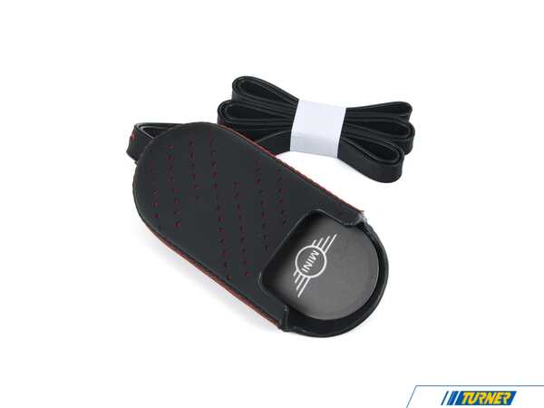 Genuine MINI JCW MINI Key Wallet - Black/Red - Priced Each  82205B30D96