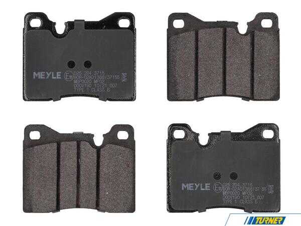 Meyle Meyle Rear Brake Pad Set - E12, E24 - M30 252043715