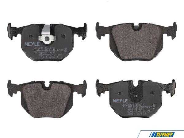 Meyle Brake Pad Set - Rear 252148717