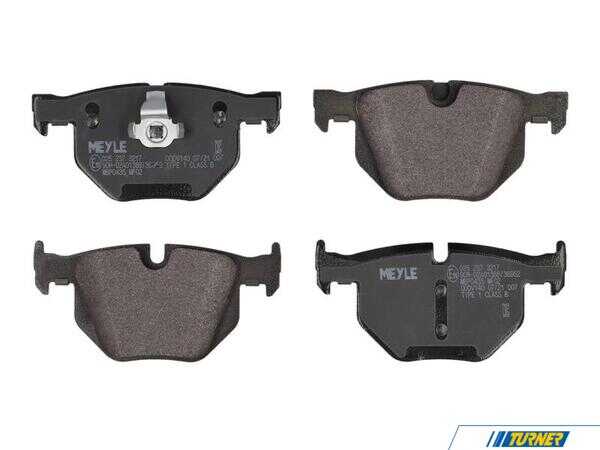 Meyle Meyle Brake Pad Set - Rear - BMW E60 E61 252373217