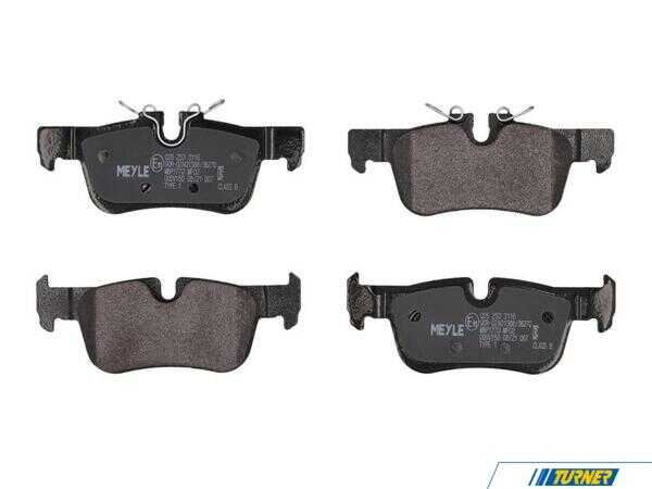 Meyle Brake Pad Set - Rear 252533116