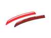ECS JCW Pro Style Rear Spoiler Extensions Gloss RED  - Pair 51192339041RD View 2