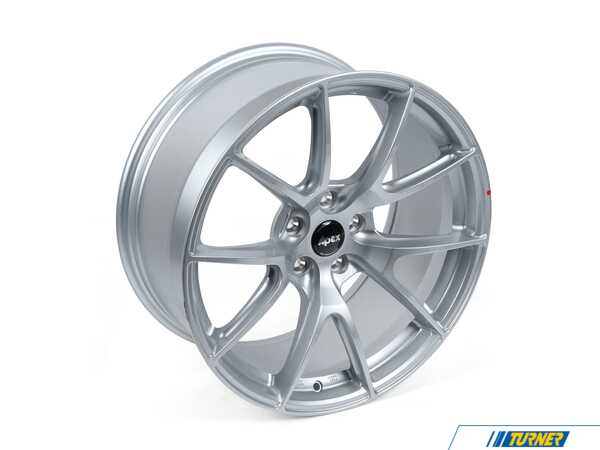 APEX Wheels Apex VS-5 19x9" ET28 Wheel - 5x112mm / 66.6mm - Race Silver VS5199ET28RS