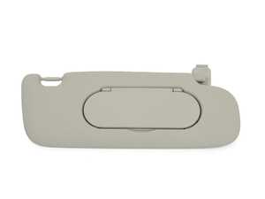 SUN VISOR WITH LABEL