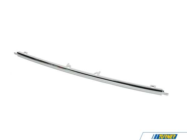 Genuine BMW TRIM STRIP, FRONT CENTER 51117449673
