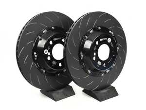 Rear 2-Piece Floating SG Grooved Rotor Pair - F80/F82/F87