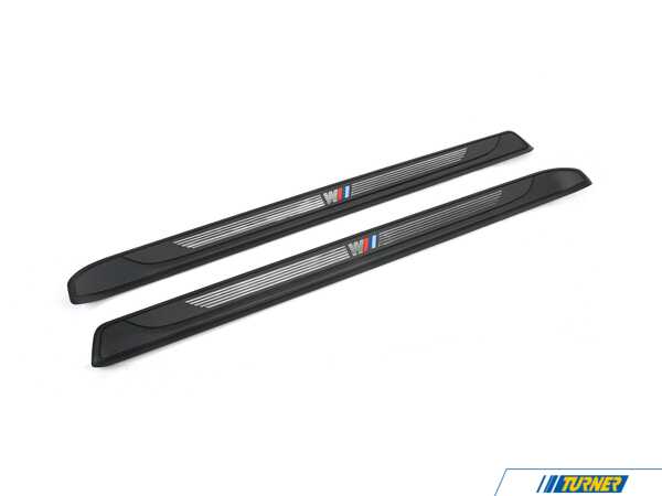 Packaged by Turner Genuine BMW M Door Sill Covers - E82 51478045291/2KT2