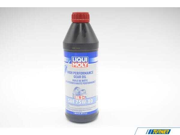 Liqui-Moly LT2 Spec Manual TRansmission Fluid HIGH PERFORMANCE GEAR OIL (GL3+) SAE 75W-80 22080