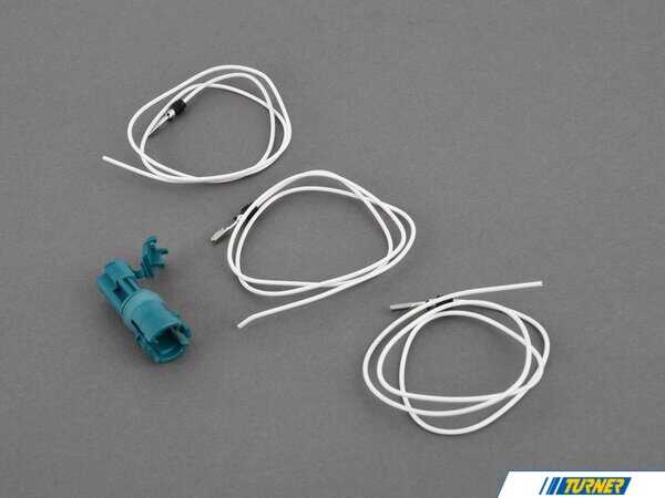 Packaged by Turner Genuine BMW ABS Sensor Socket Replacement kit - priced per side  61131392246KT2
