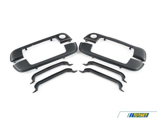 Packaged by Turner Genuine BMW Door Handle Trim - Front and rear With Gaskets - E36 51218122442KT5