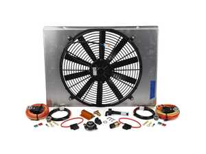 BMW E46 M3 Aluminum Shroud With 16″ Fan - with Two Speed Fan Kit