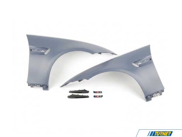 Packaged by Turner M3 Front Fender Set with Carbon Grills - E92 M3, E93 M3 41358042831KT3