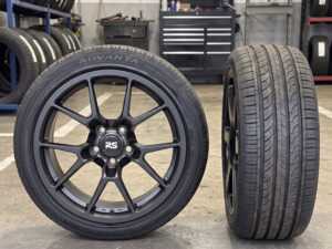18" Alzor Style 881 "Ready-To-Roll" Wheel & Tire Package for MK7 Jetta - Advanta (225/45R18)

