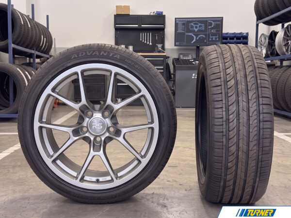 Neuspeed 18" Alzor Style 881 "Ready-To-Roll" Wheel & Tire Package for MK7 Jetta - Advanta (225/45R18)
 88.10.17NHSGW90