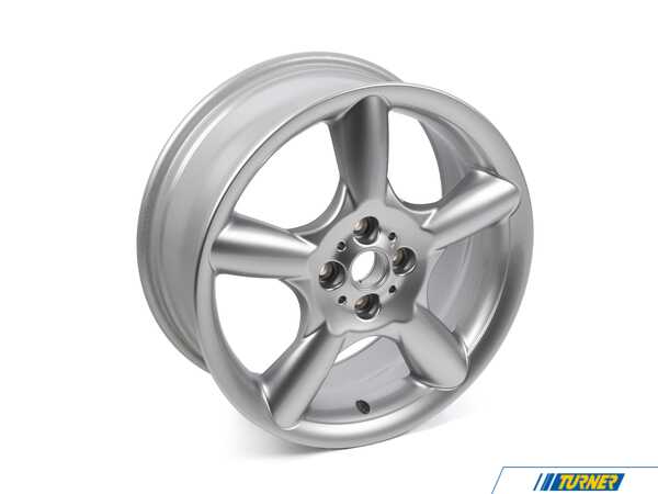 Genuine MINI Genuine MINI Light Alloy Rim, Silver 7Jx17 Et:48 - 36116777960 36116777960