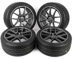 19" Alzor Style M205 "Ready-To-Roll" Wheel & Tire Package for B8/B8.5 A4 - w/ Advanta HPZ-02 Tires