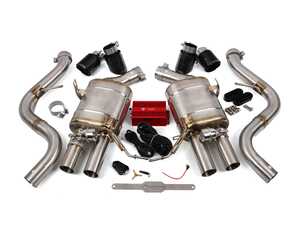 Valvetronic Valved Stainless Axle-Back Exhaust System - 3.5" 1x1 Carbon Tips - BMW E90/E92/E93 M3 S65