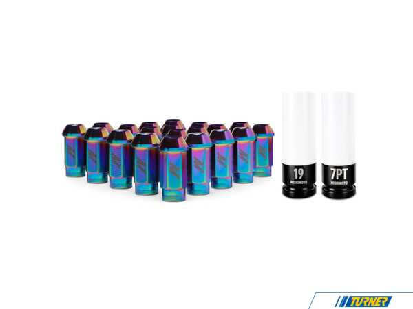 Mishimoto Mishimoto Aluminum Locking Lug Nuts - Neochrome MMLG1520LNC