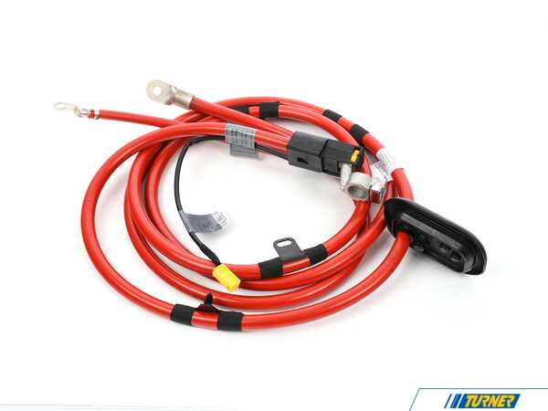 Genuine BMW Genuine BMW Battery Cable (Plus Pole) - 61128373945 - E46 61128373945