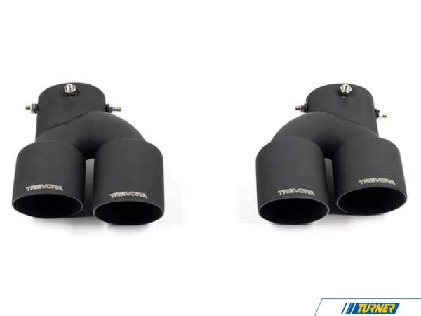 Trevora Cerakote Black Exhaust Tip Set TR-BG42ET