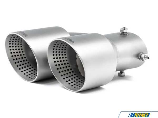 Trevora Cerakote Brushed Silver Exhaust Tip Set TR-BGETMS