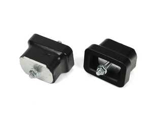 E9X M3 Polyurethane Transmission Mounts 80A Black - Street