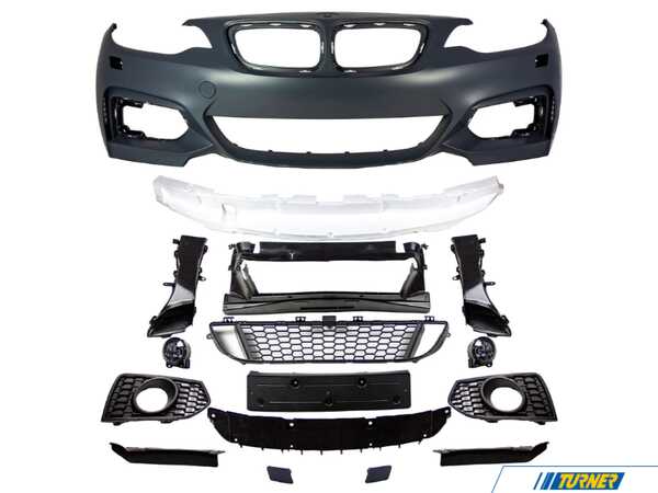 ECS M Sport Front Bumper Retrofit Kit With Fog Lights  F22MTFT-FOG