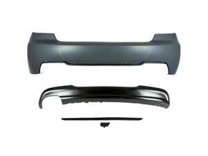 MT Designed E91 Rear Bumper - Single Exit Exhaust