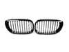 Bimmerworld Gloss Black Front Grilles - E46 Coupe 2004-2006 (Post-Facelift) BM-4604G View 1