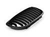 Bimmerworld Gloss Black Front Grilles - E46 Coupe 2004-2006 (Post-Facelift) BM-4604G View 3