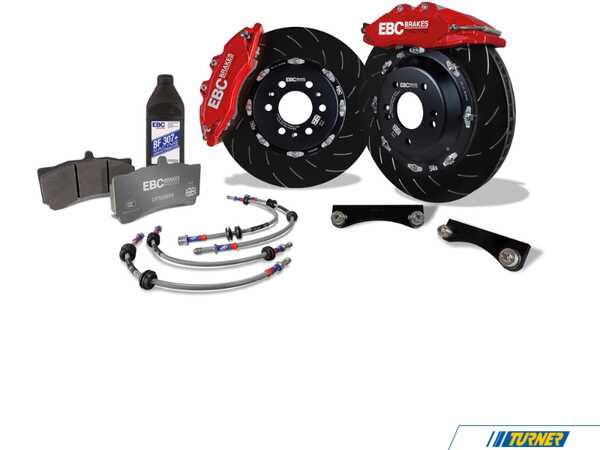 EBC EBC Apollo Big Brake Kit - Red - Bluestuff Pads - BMW E39 BBK065RED-1