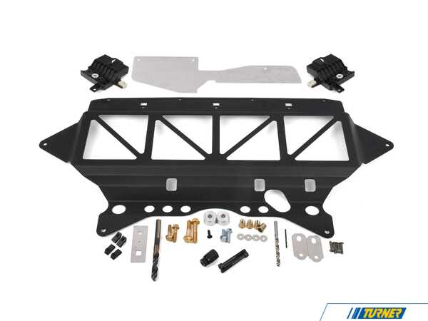 Fall Line Fall-Line Motorsports Oil Cooler Guard - Wrinkle Black - G8X FLM-G8X-3FSKIDB
