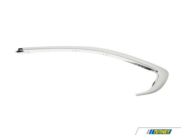 Genuine BMW Genuine BMW Trim Strip, Side Frame, Left 51357258343