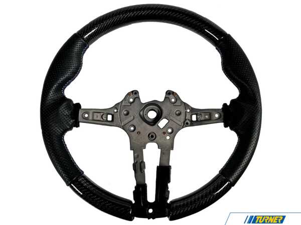 Suvneer Suvneer Carbon Fiber Steering Wheel - F22/ F3X/ F8X - Leather  F8XCFSW-L