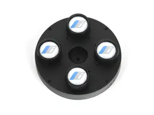 BMW I VALVE STEM CAPS, BLACK