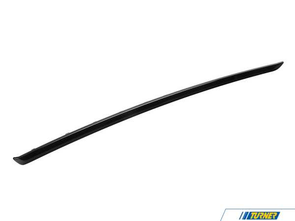 Genuine BMW Genuine BMW Accent Molding, Front Left - Schwarz Hochgl. - 51417346917 - F36, 51417346917