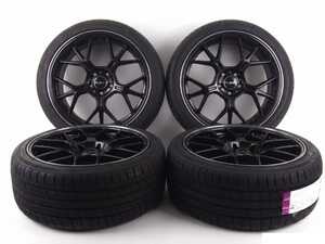 19" Alzor Style 8129 "Ready-To-Roll" OEM+ Fitment Square Wheel & Tire Package - w/ Advanta Tires - Mercedes W212 E-Class