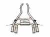 Valvetronic Designs Valvetronic Valved Sport Axle-Back Stainless Exhaust System - 3.5" Brushed Steel Tips - BMW G80 M3, G82/83 M4 G8XM3AXLBRBRSH View 1