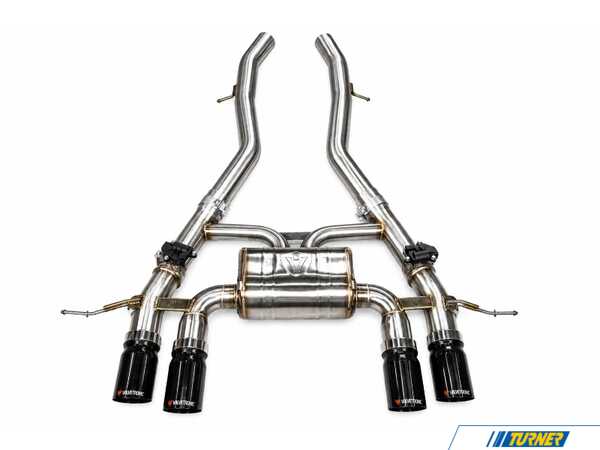 Valvetronic Designs Valvetronic Valved Sport Axle-Back Stainless Exhaust System - 3.5" Black Tips - BMW G80 M3, G82/83 M4 G8XM3AXLBRBLK